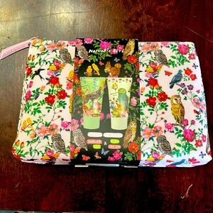 NWT Nathalie Lete travel wash bag with shower gel and body cream